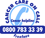 Cancer Helpline - Freefone 0800 783 33 39